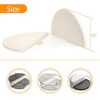 15" Half Moon Baking Stone convEGGtor Pizza Stone, 2Pack Cooking Stone Ceramic Heat Deflector Plates Setter for Large Big Green Egg Accessories and Kamado Joe Classic I II III Grill, 15" Pizza Stone - Image 3