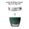 Green Egg Replacement Parts Stainless Draft Door Fits for Medium & Large Big Green Egg Grill Kamado Accessories with Punched MESH Panel Easily Adjusted Egg Bottom Vent Replacement - Image 7