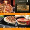 15" Half Moon Baking Stone convEGGtor Pizza Stone, 2Pack Cooking Stone Ceramic Heat Deflector Plates Setter for Large Big Green Egg Accessories and Kamado Joe Classic I II III Grill, 15" Pizza Stone - Image 7